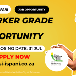 Worker Grade Job Opportunity at the City of Tshwane