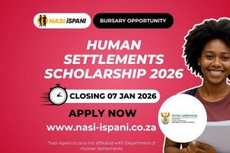 Department of Human Settlements Scholarship Programme 2026