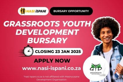 Apply for the Grassroots Youth Development Bursary 2026