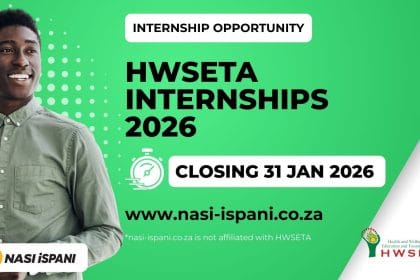 Apply Now: HWSETA Internships 2026