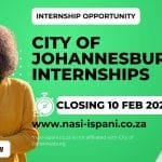 City of Johannesburg Internships