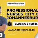 Professional Nursing Jobs in Johannesburg Municipality