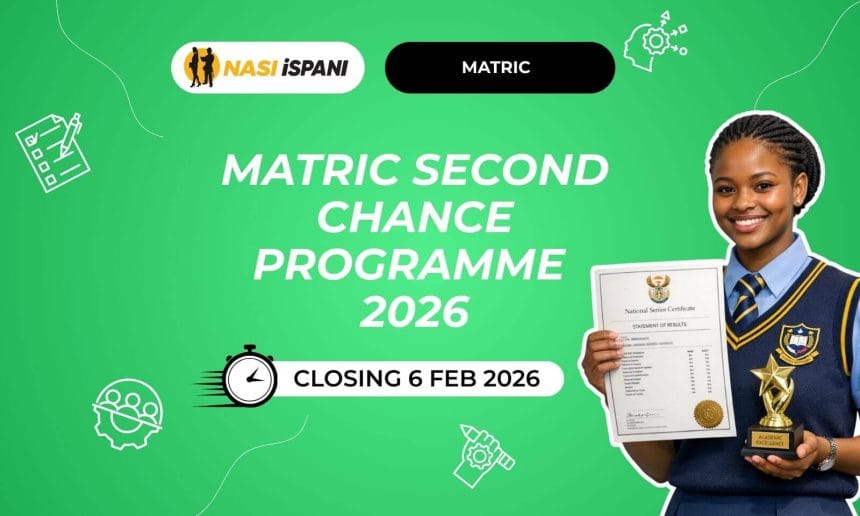 Register for the Matric Second Chance Programme 2026