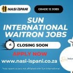 Sun International Waitron Jobs
