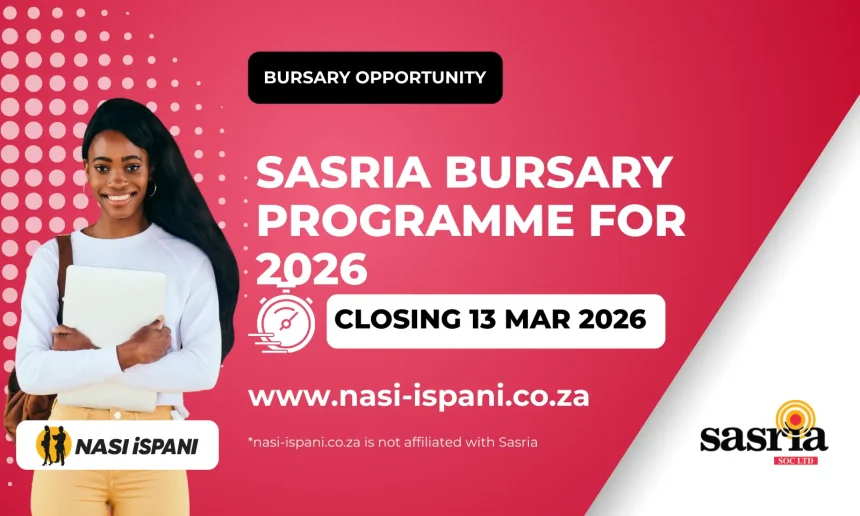 Sasria Bursary Programme for 2026