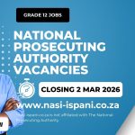 National Prosecuting Authority Entry level Jobs