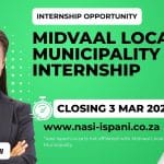Midvaal Local Municipality Internship Programme 2026
