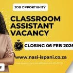 Classroom Assistant Vacancy