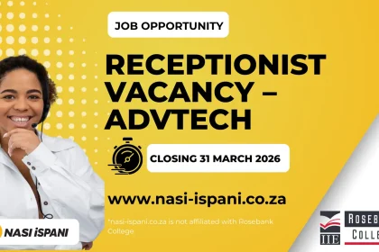 Receptionist Vacancy – ADvTECH