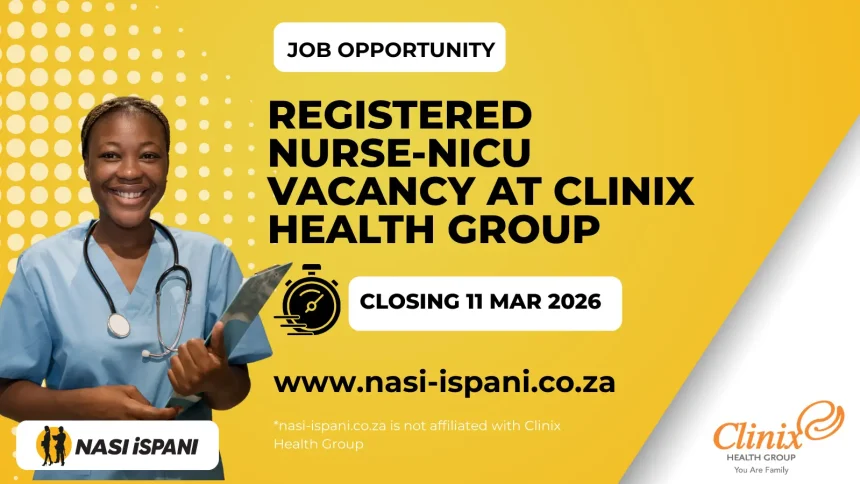 Registered Nurse-NICU Vacancy at Clinix Health Group