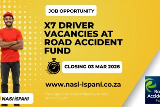 x7 Driver Vacancies at Road Accident Fund