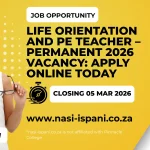 Life Orientation and PE Teacher