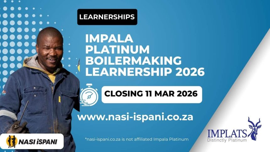Impala Platinum Boilermaking Learnership 2026