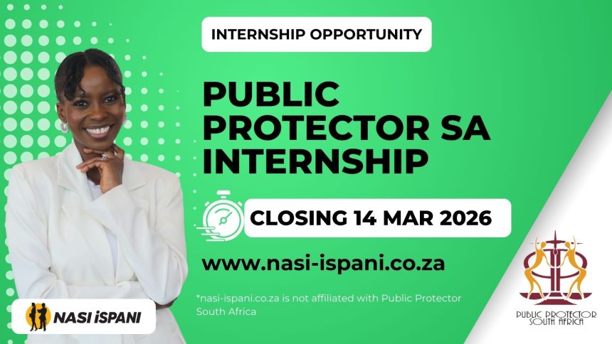 Public Protector SA Internship programme 2026