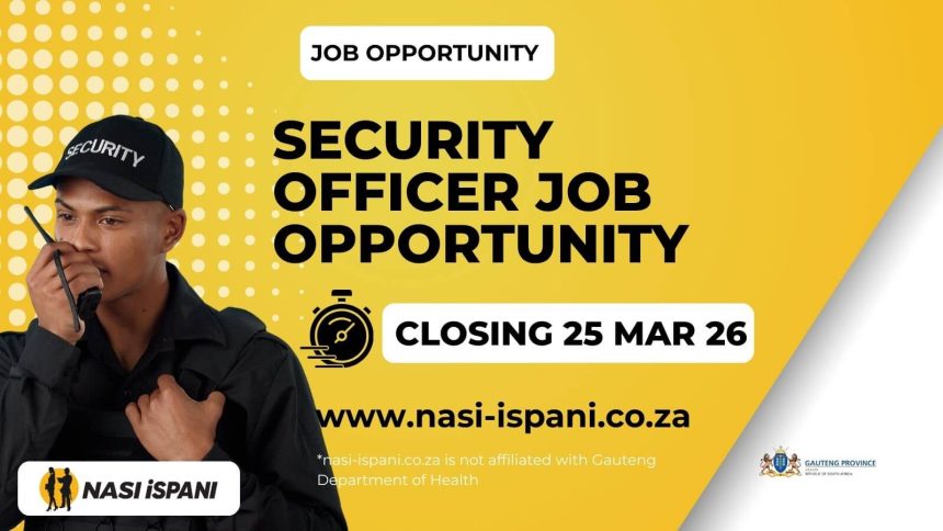 Security Officer Job Opportunity at Helen Joseph Tertiary Hospital